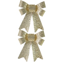 Sparkle Mesh Bow 2Pk