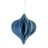 Honeycomb Style Baubles 13cm