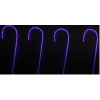 RGB Lightshow Candy Cane Stakes 4pc
