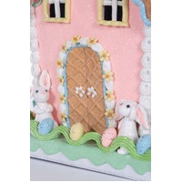 LED Easter Mansion with Bunnies