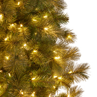 7.5FT Champagne Bristle Christmas Tree