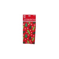 Xmas Tea-Towel Print 4Asst