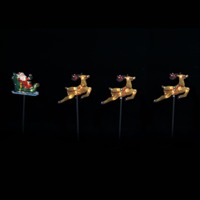 Solar Sleigh or Train Path Lights 50cm
