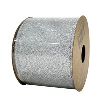 Ribbon Silver Frost 63mmx2.7m..