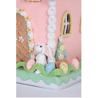 LED Easter Mansion with Bunnies