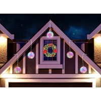 LED Petal Balls 10cm 5pc Twinkle Cool-Warm