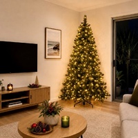7.5FT Champagne Bristle Christmas Tree SLIM