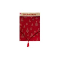 RUNNER GLITT BURLAP 3 ASST 180CM