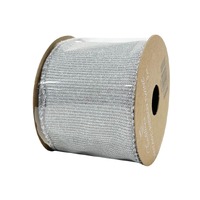 Ribbon Silver Frost 63mmx2.7m..
