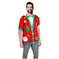 T-Shirt ugly dbl side print adults