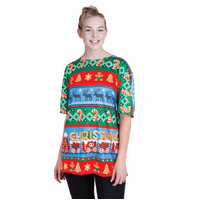 T-Shirt ugly dbl side print adults