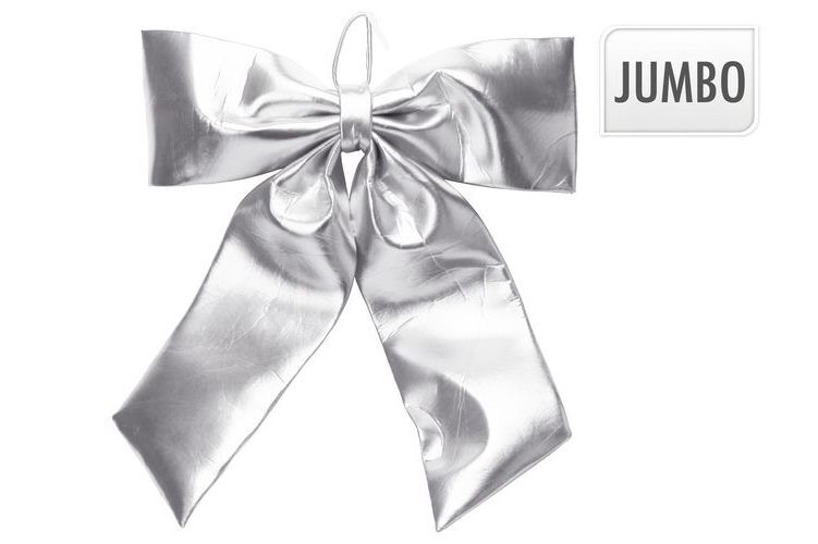 Bow 68X80Cm Silver