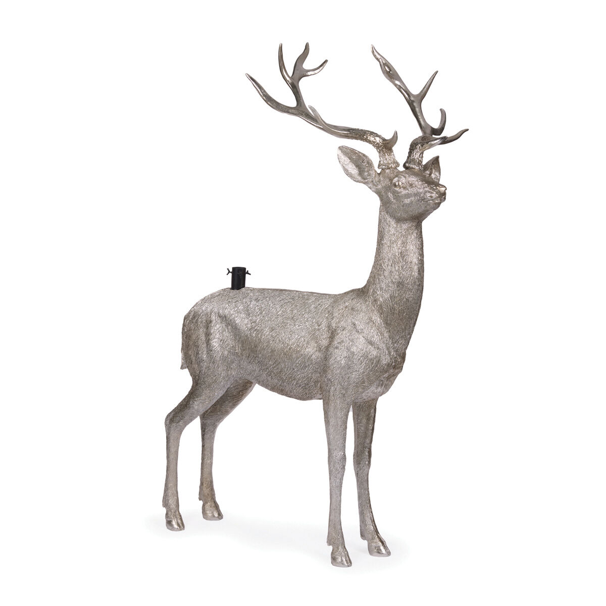 Silver Etched Reindeer