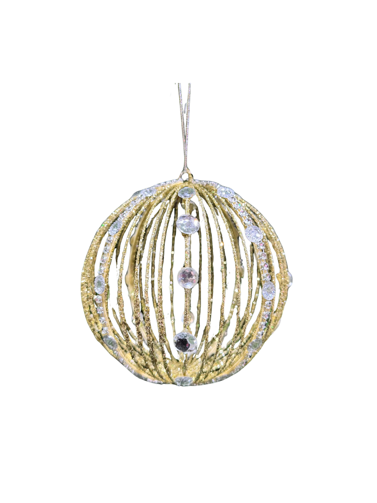 4.5" Bauble in Champagne
