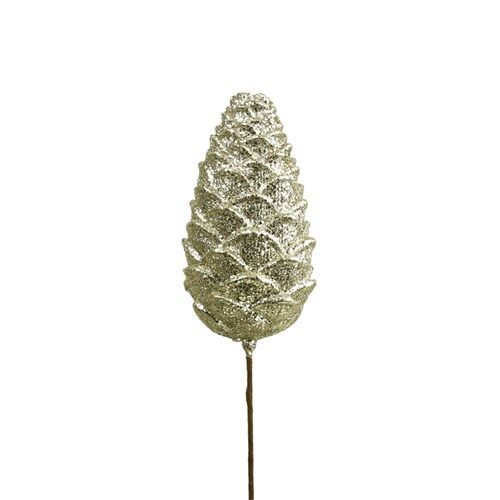 Champagne Glitter Foam Pick 46cm