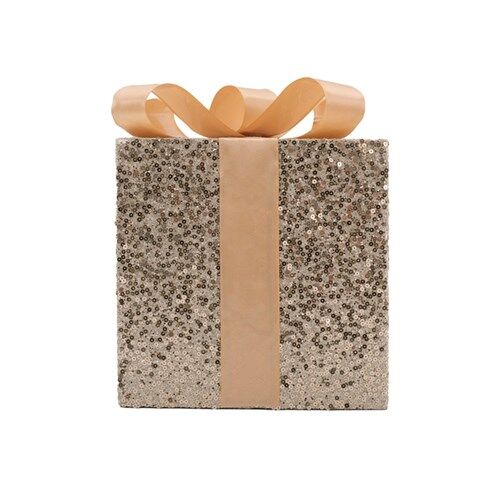 Champagne Glitter Box