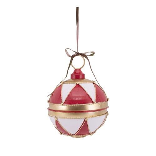 30cm Antique Metal Bauble Bell