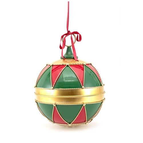 20cm Antique Metal Bauble Bell
