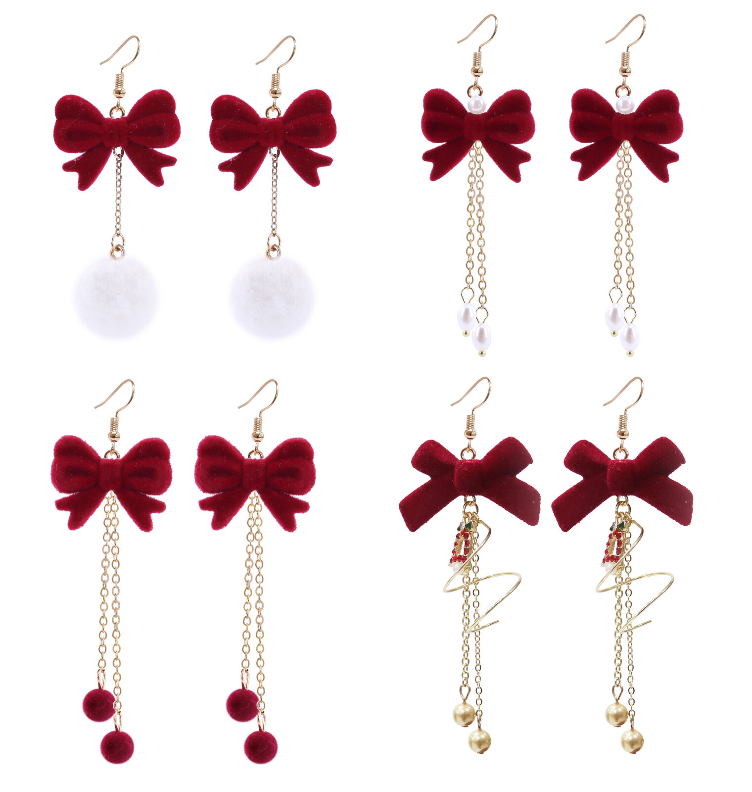 Velvet Bow Earrings