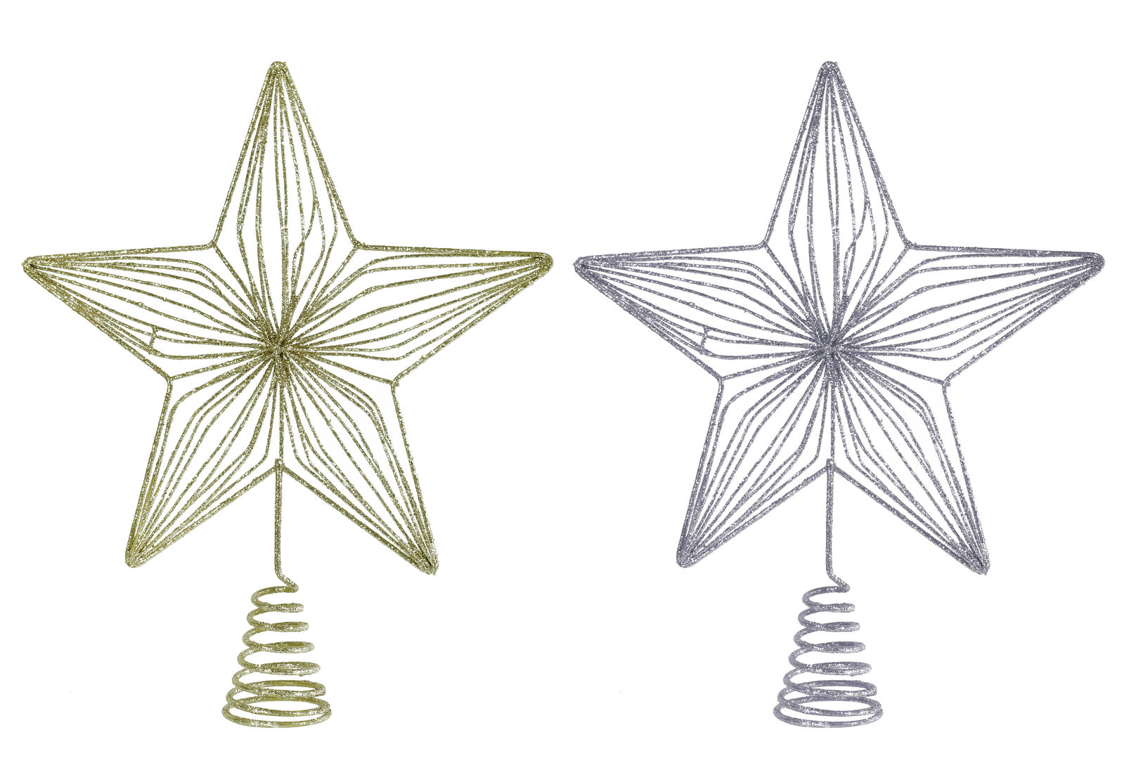 Glitter Star Tree Topper
