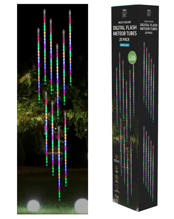 Hanging Tubes - 20pk Multi