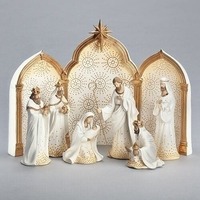 Nativity Gold &amp; Ivory