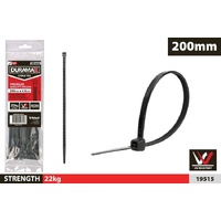 50pce Cable Tie Black