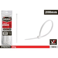 50pce Cable Tie White