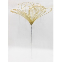 Glass Bead Pick 50x33cm Champagne