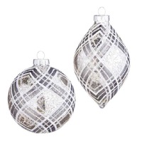 4&quot; Plaid Ball Glass