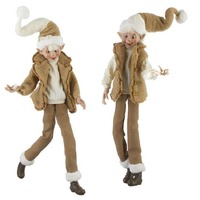RAZ Winter Cottage Elf 30&quot;