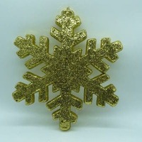 20cm Snowflake Hanging Gold