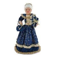60cm Mrs Claus Royal Blue