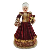60cm Mrs Claus Burgundy