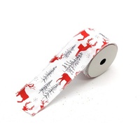 Whiite Linen with Deer Tree 9m
