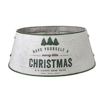 Tree Collar Retro White