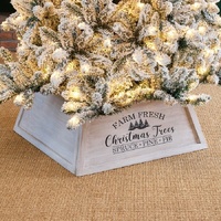 Tree Collar White Pine Square