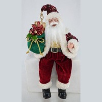 30cm Traditional Santa w/Music