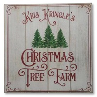 Tree Farm Vintage Sign 35.5cm