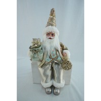 Santa Soft Green 40cm w/Music