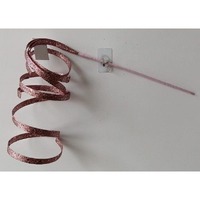 Curly Glitter Pick Pink Large 34cm