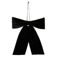 Raz - Black Velvet Bow 30cm