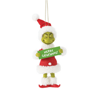 MERRY CHRISTMAS HANGING DECORATION 5&quot;