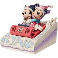 Disney Traditions Minnie &amp; Mickey Sledding Sweethearts 