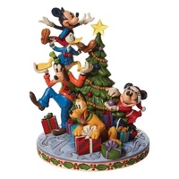 Disney Traditions Fab 5 Decorating Tree – Merry Tree Trimming