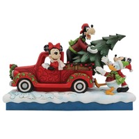 Fab 4 With Red Truck &amp; Tree