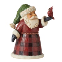 Buffalo Plaid Santa