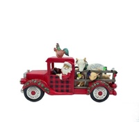 Santa Driving Truck