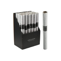 Deco Fabric Glitter 38X200Cm Silver