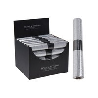 Deco Fabric 28X250Cm Silver